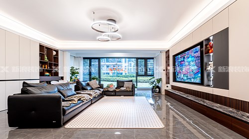 189m²意式精裝定制實景，7w搞定典雅實用家|長沙全屋整裝