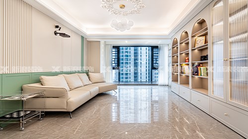 143m²精裝全屋定制，法式奶油溫馨實用|長沙全屋整裝