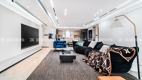 169m²現代極簡風裝修案例|長沙全屋整裝